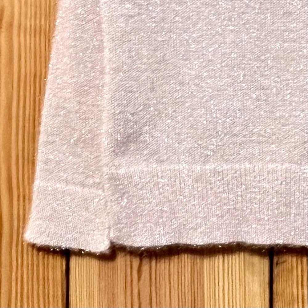 Kate Spade Sparkling Pink Metallic Turtleneck Sweater – Size Small - Picture 10 of 10